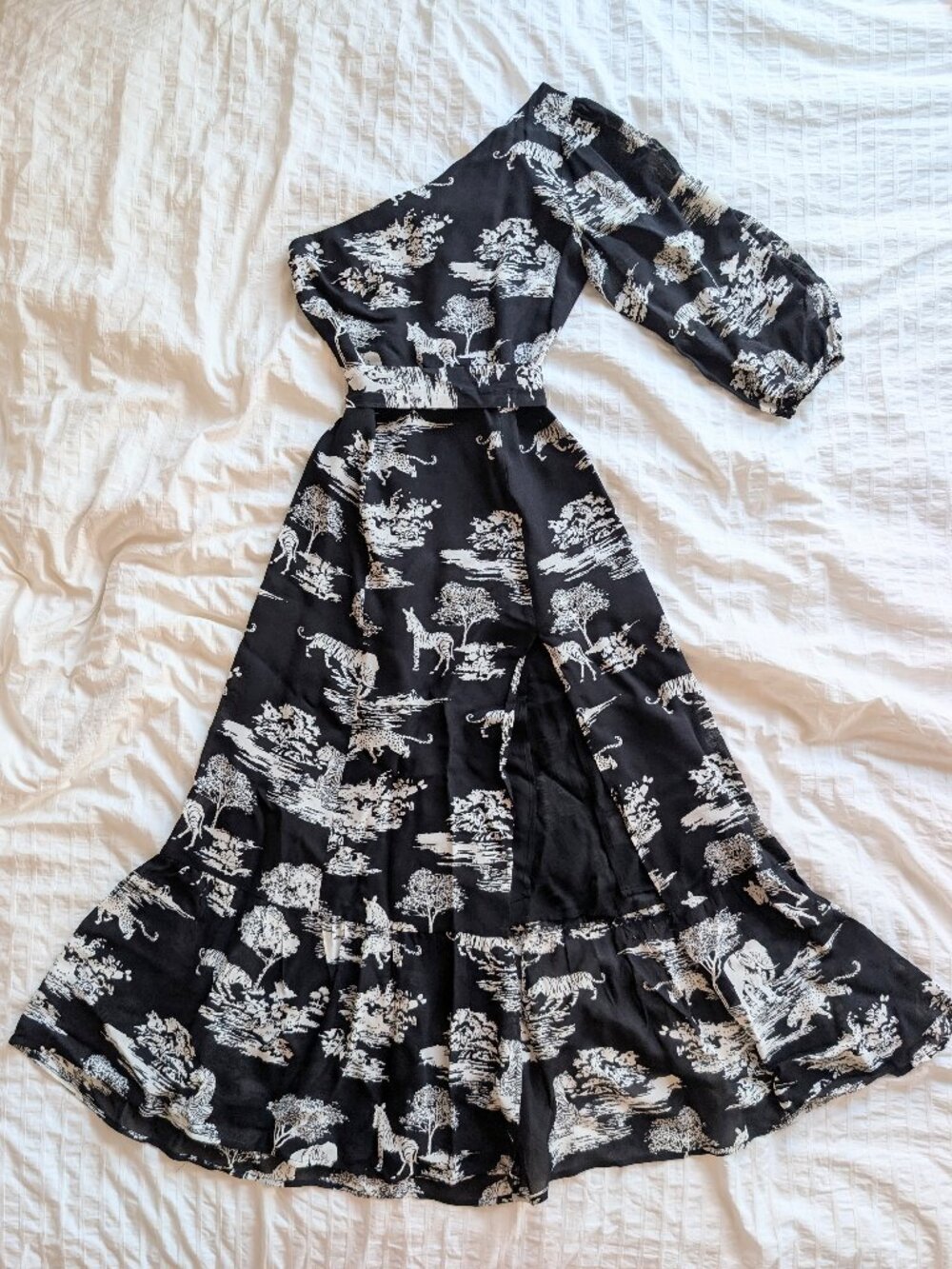 Reformation Freeport Dress in Safari Print